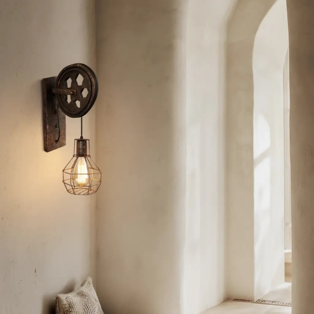 Applique Murale Industrielle pour Salle | Design Vintage en Métal 5