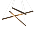 Suspension Luminaire Moderne | Éclairage LED en Aluminium Noir Mat avec Design Élégant ? Ambiance Chaleureuse pour Intérieur Contemporain 1
