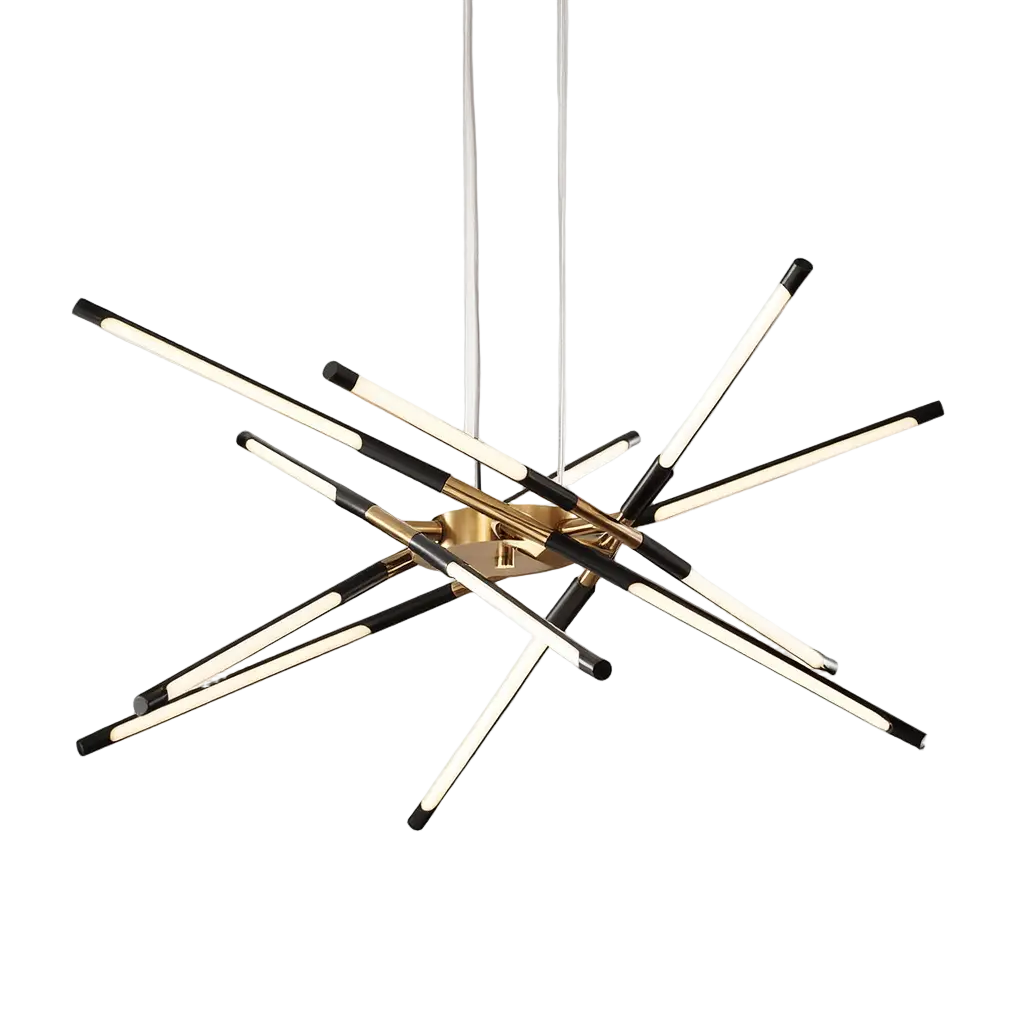 Suspension Luminaire Élégante avec Lumière Chaude ? Design Contemporain pour Ambiance Majestueuse 1