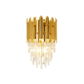 Applique Murale Design en Cristal avec Lumière Chaude ? Élégance Nordique pour Salon et Chambre 1