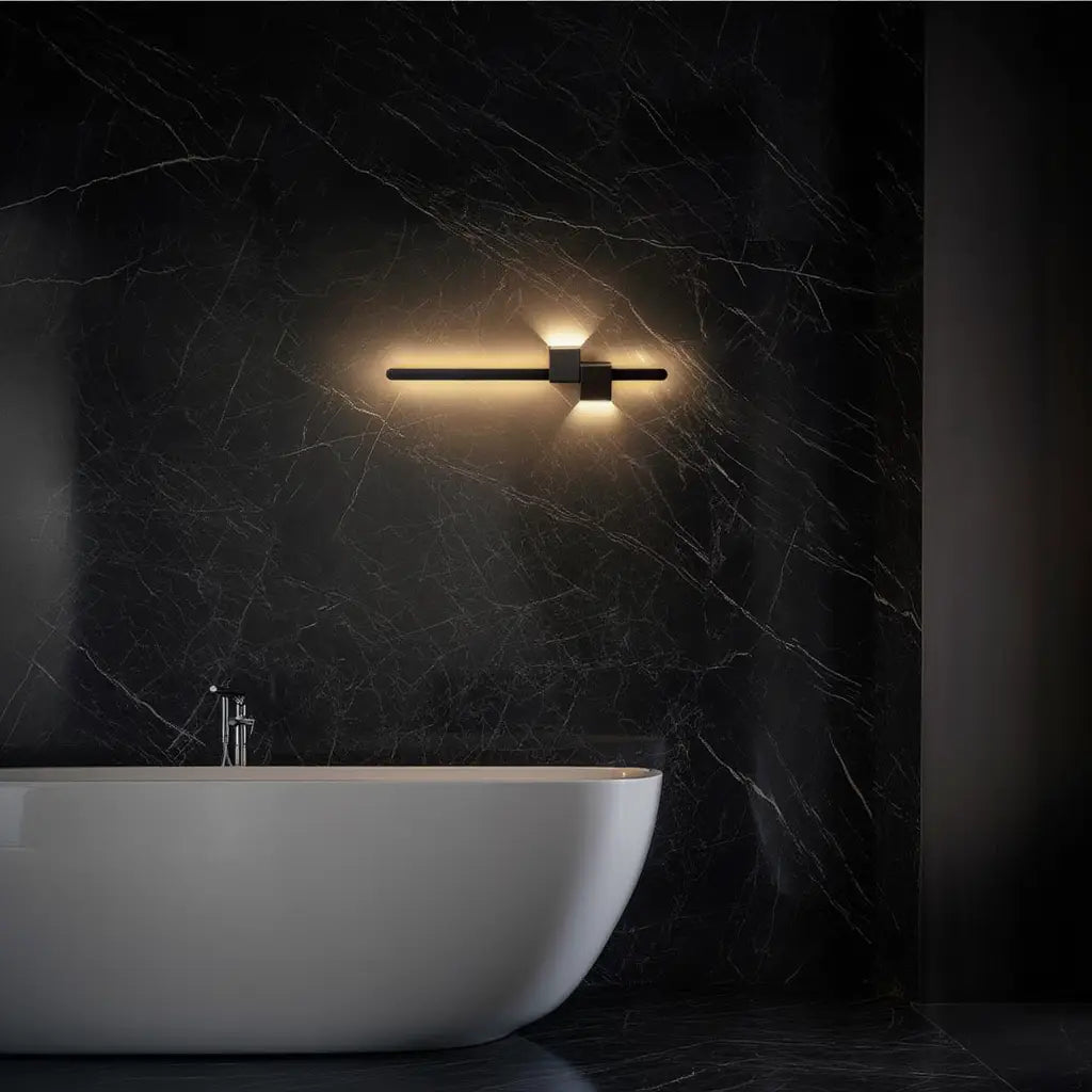 Éclairage Moderne | Applique Murale Design LED 120 cm en Aluminium ? Lumière Douce pour Ambiance Chaleureuse dans Votre Salon ou Chambre 4