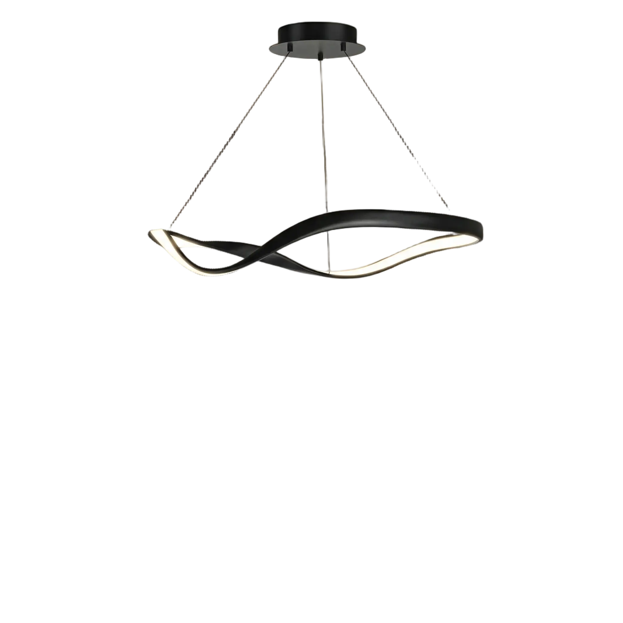 Suspension Moderne | Éclairage LED en Métal et Verre avec Design Contemporain ? Ambiance Chaleureuse pour Escaliers 1